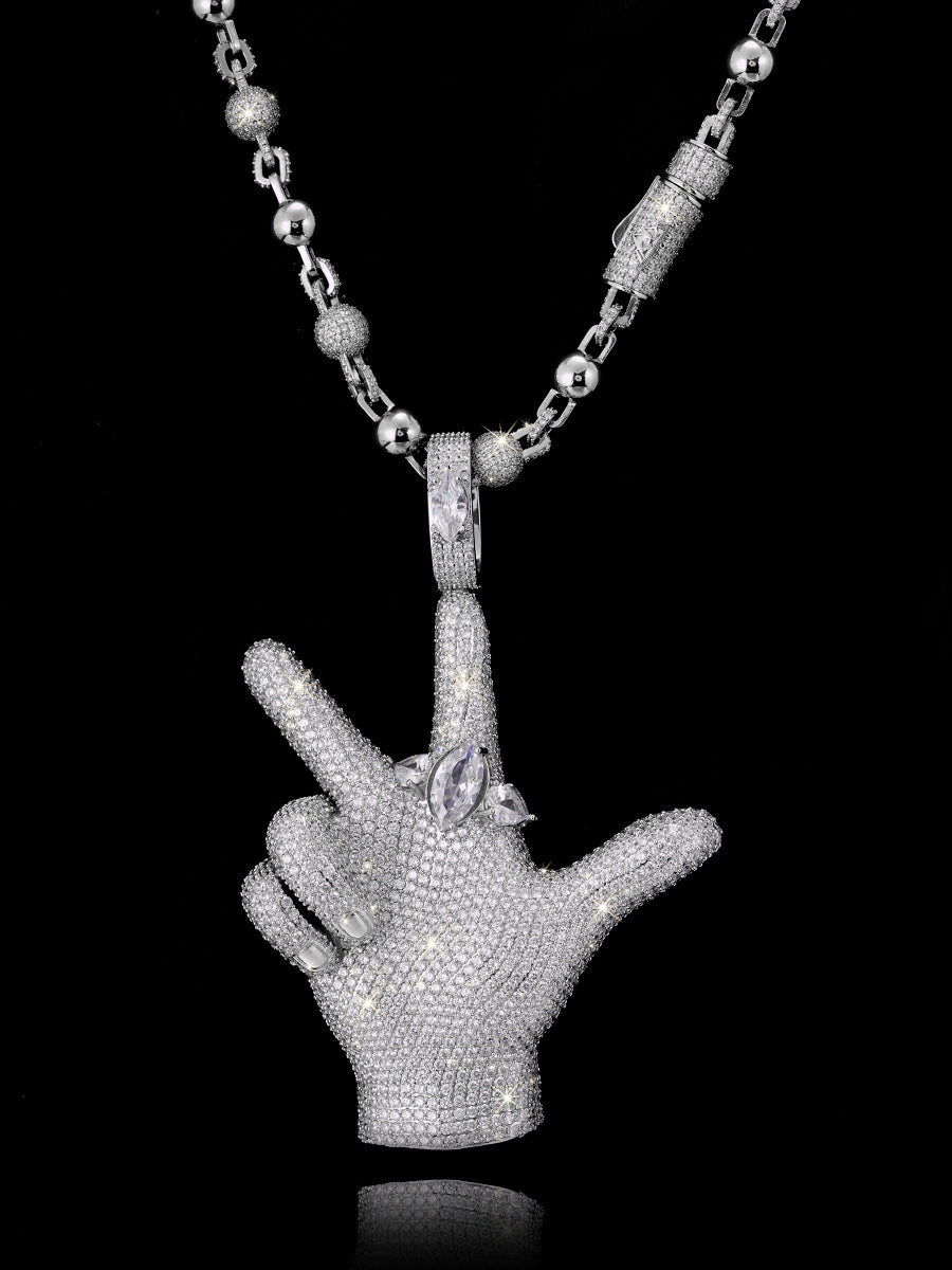 Playboicarti opium YVL finger pendant – OPU Jewelry&co