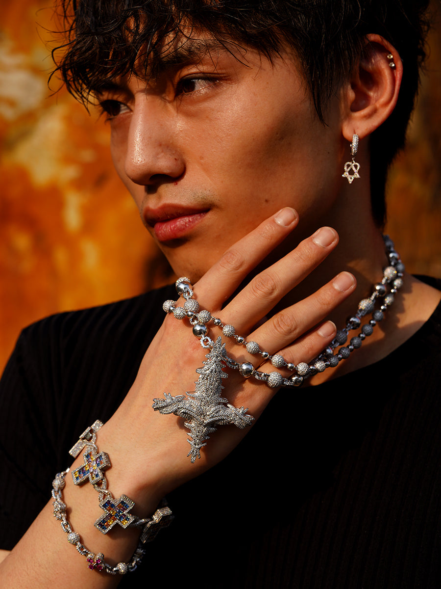 Playboi Carti THORNS CROSS Pendants
