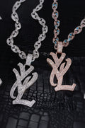 Playboicarti YVL letter pendants
