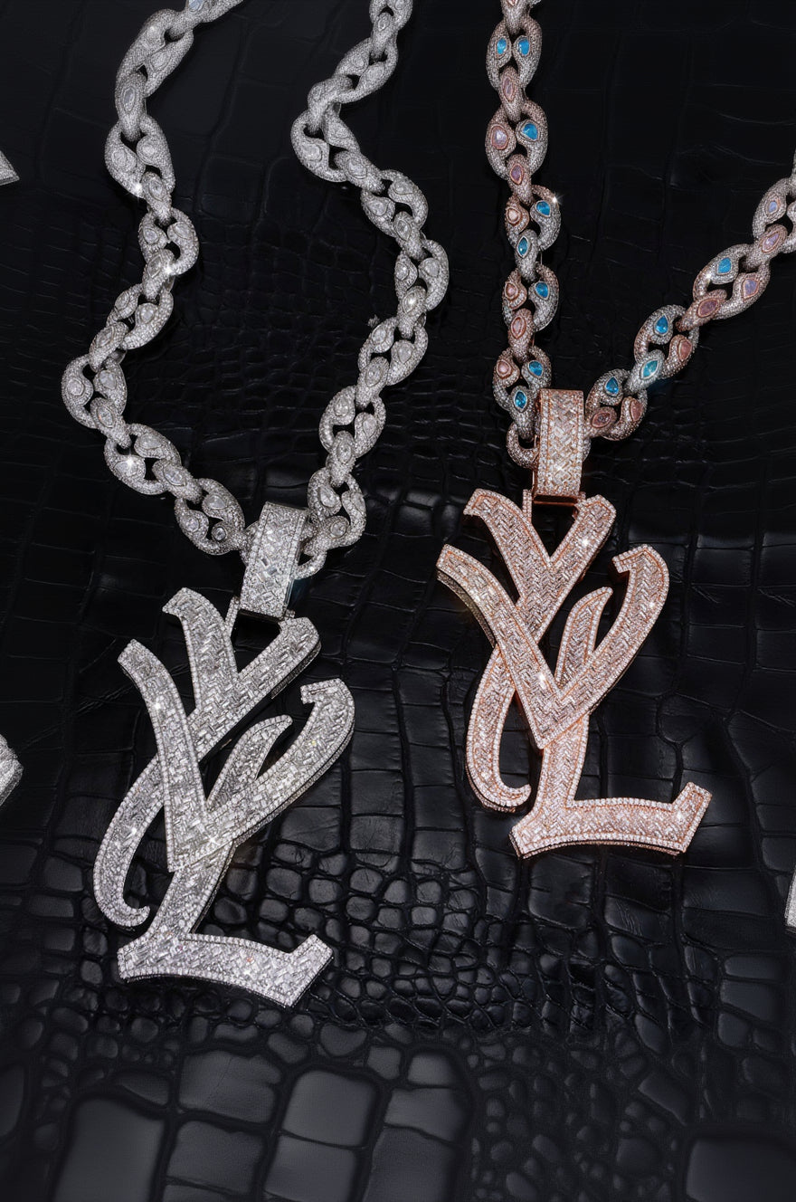 Playboicarti YVL letter pendants