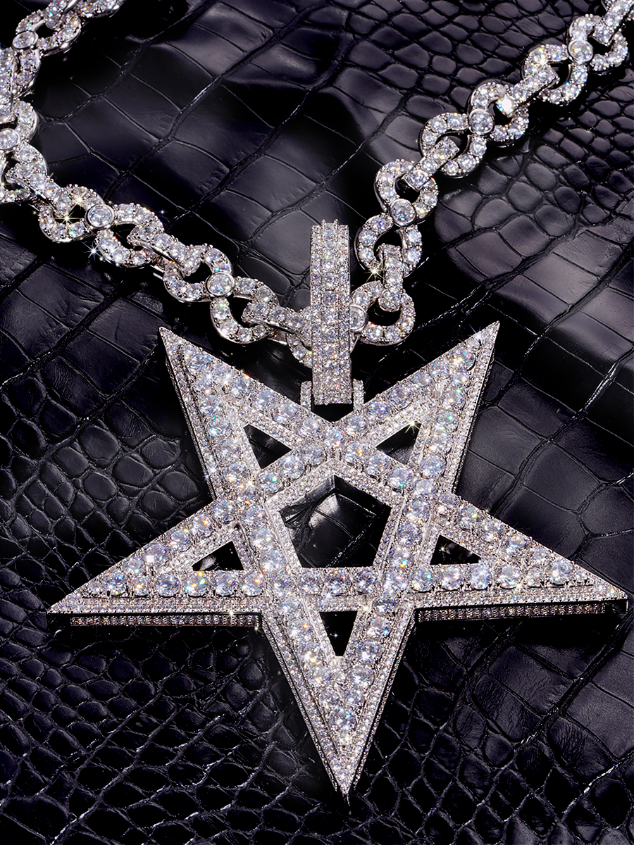Playboi carti opium Pentagram pendant
