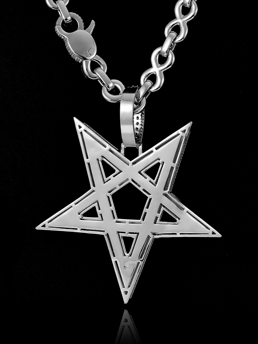 Playboi carti opium Pentagram pendant