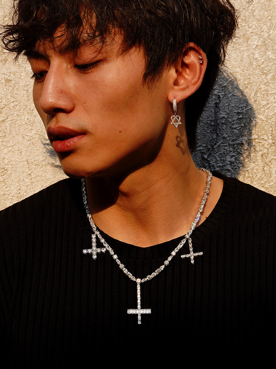 Playboi carti THREE CROSSES FOR TENNIS CHAINS