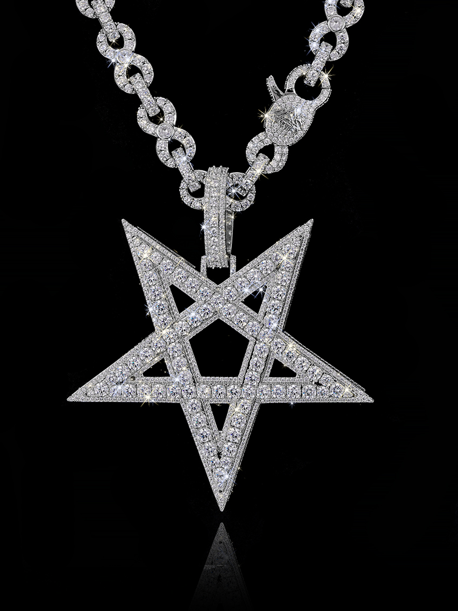 Playboi carti opium Pentagram pendant