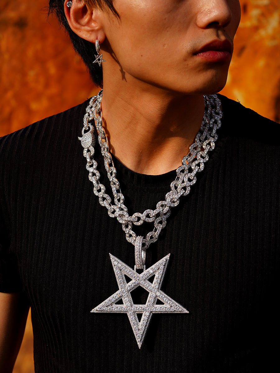 Playboi carti opium Pentagram pendant