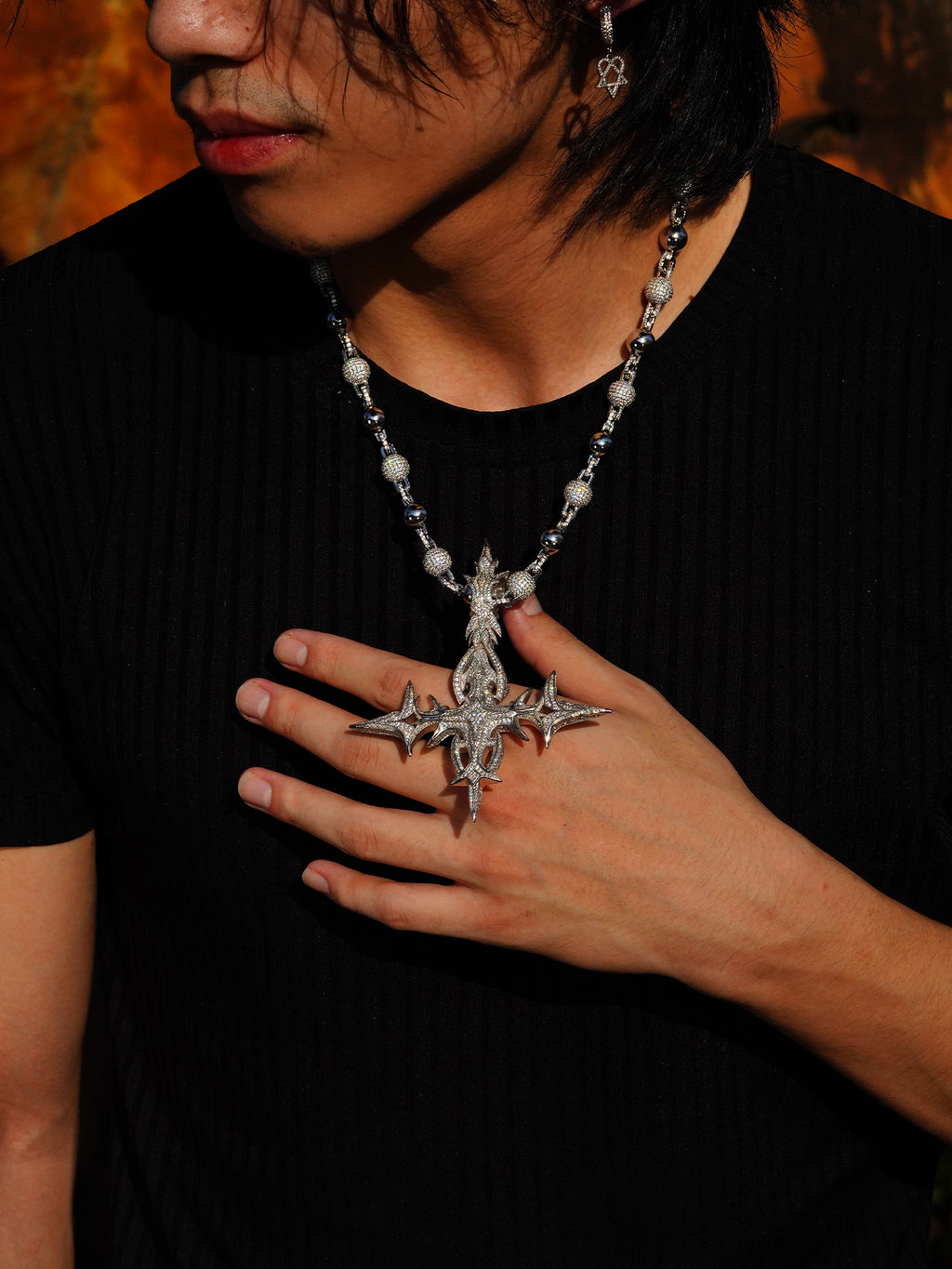 Destroy Lonely Prince Cross pendants